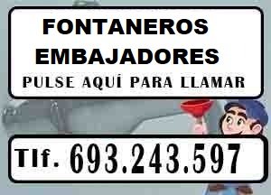 Fontaneros Embajadores Madrid Urgentes