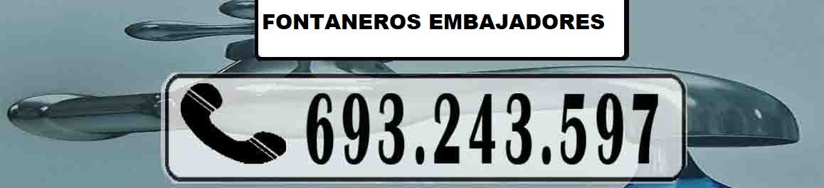 Fontaneros Embajadores Madrid Urgentes